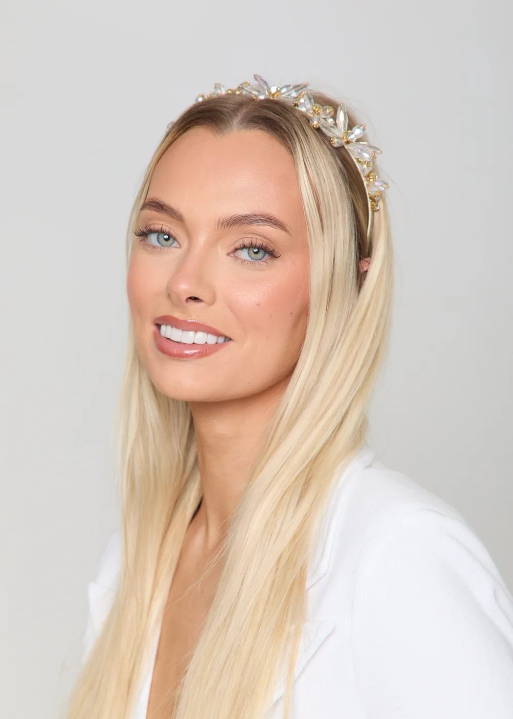 Madein Jewelled Headband - One Size Image 1