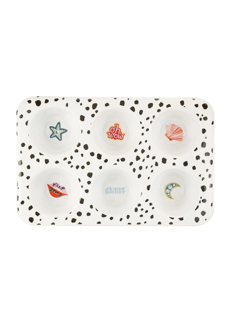 Eleanor Bowmer Dalmation Muffin Tin - One Size Image 1