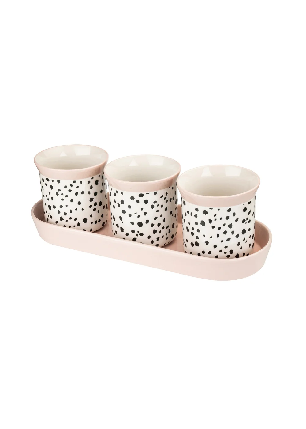 Eleanor Bowmer Dalmation Herb Pots Set of 3 - One Size Image 1