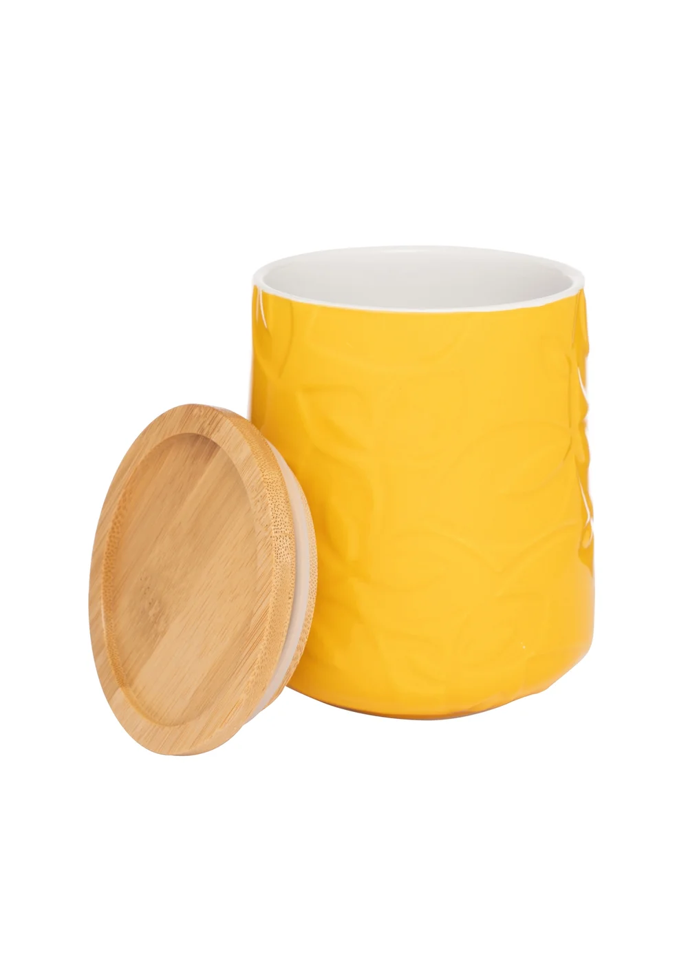 Catherine Lansfield Yellow Inga Storage Jar - One Size Image 3