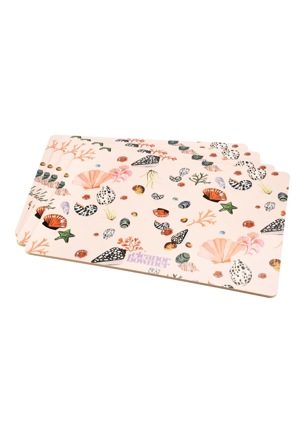 Eleanor Bowmer Shells Corkbacked Placemats Set Of 4 - One Size Image 1