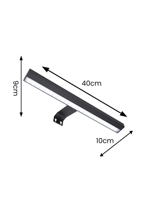 ValueLights Ryle Black Rechargeable Wall Light Integrated LED - One Size Image 5