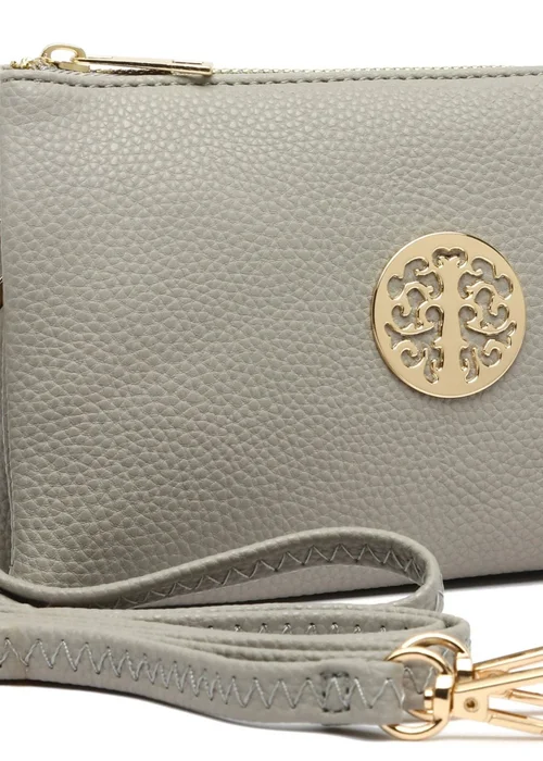 Raffaella Grey Clutch Purse - One Size Image 2