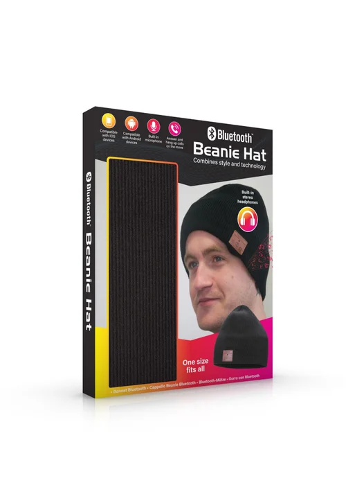 RED5 Black Wireless Beanie Hat - One Size Image 4