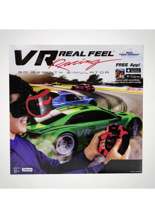 VR Real Feel Red Racing 3D Reality Simulator - One Size Image 6