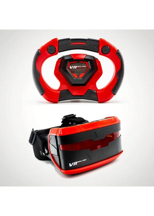 VR Real Feel Red Racing 3D Reality Simulator - One Size Image 2