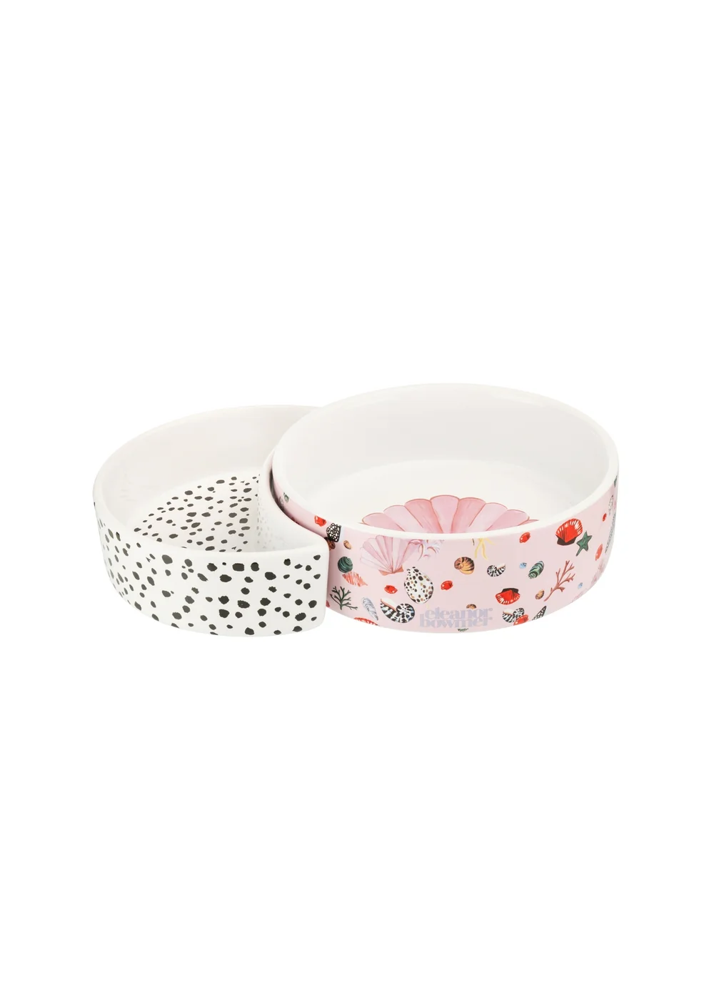 Eleanor Bowmer Shell Pet Bowl Set - One Size Image 1