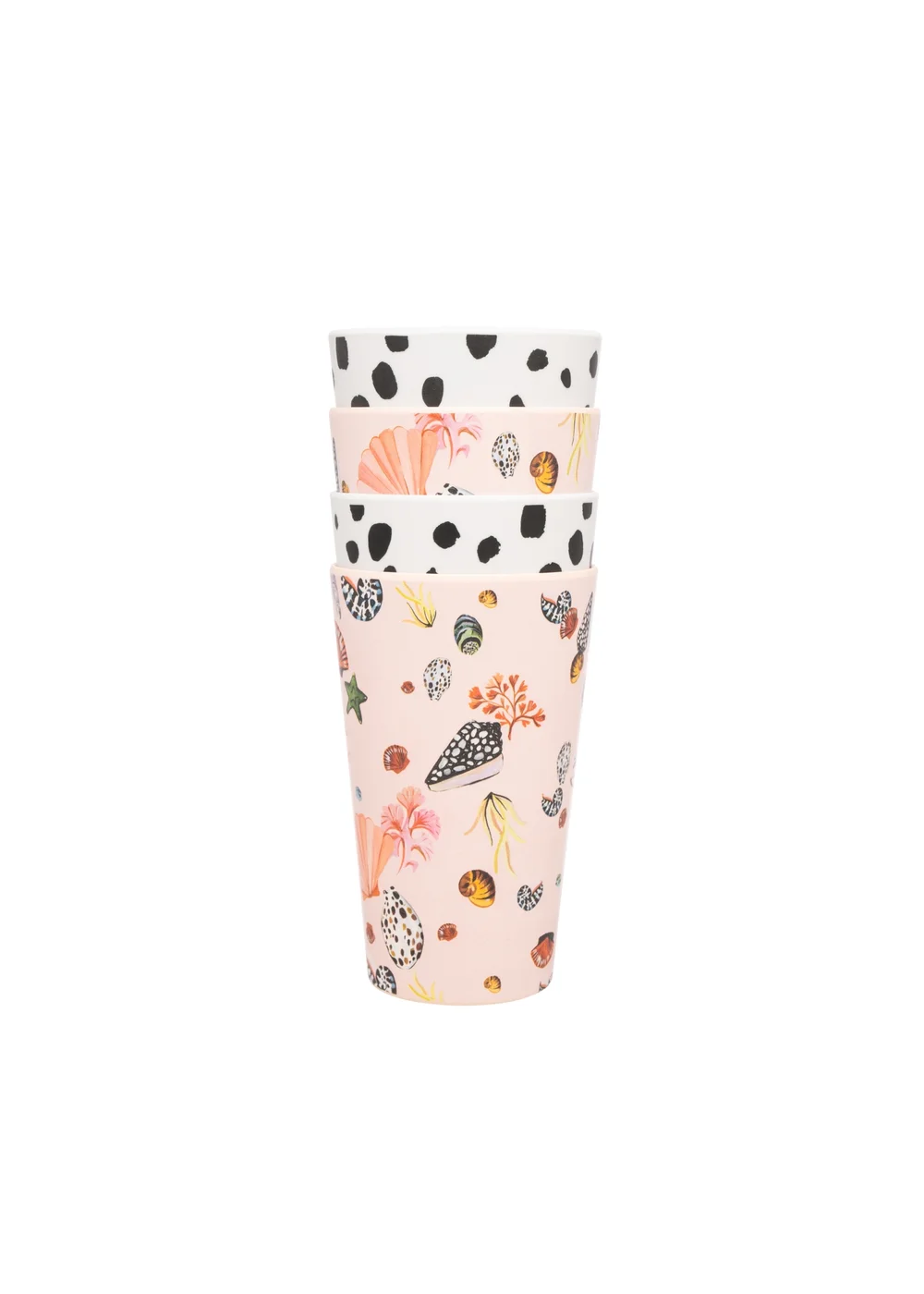 Eleanor Bowmer Shell Dalmation Set Of 4 Tumblers - One Size Image 1