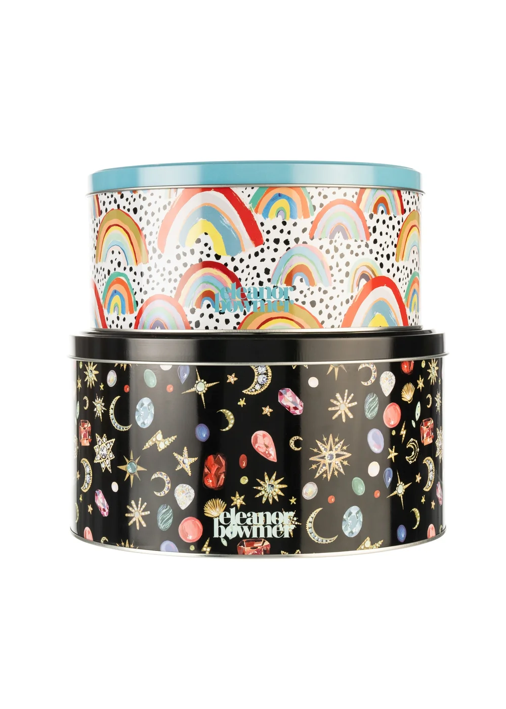 Eleanor Bowmer Cake Tin S02 Gem & Rainbow - One Size Image 1