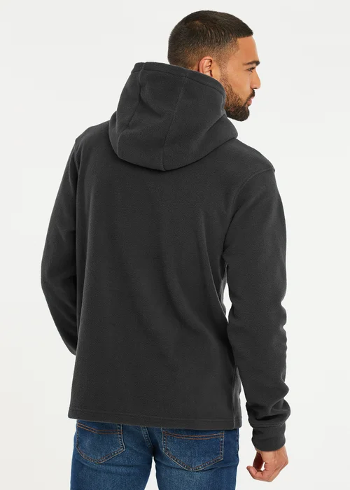 Threadbare Dark Grey Microfleece Overhead Hoodie - S Image 2