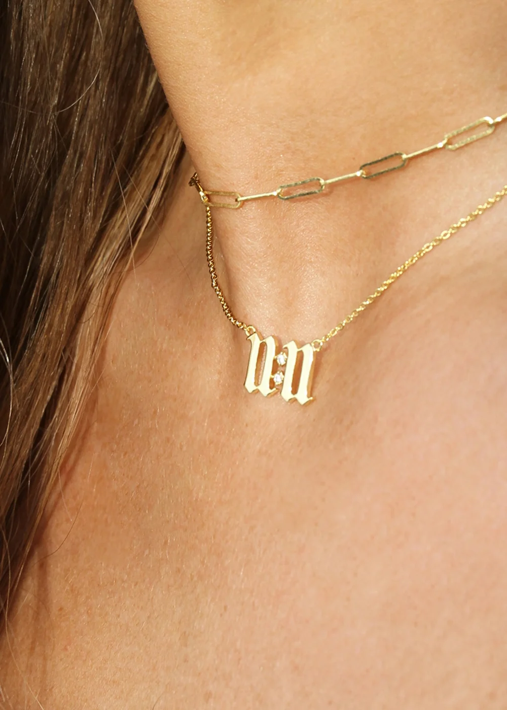 Say It With Yellow Gold 11:11 Necklace - IN7 Image 2