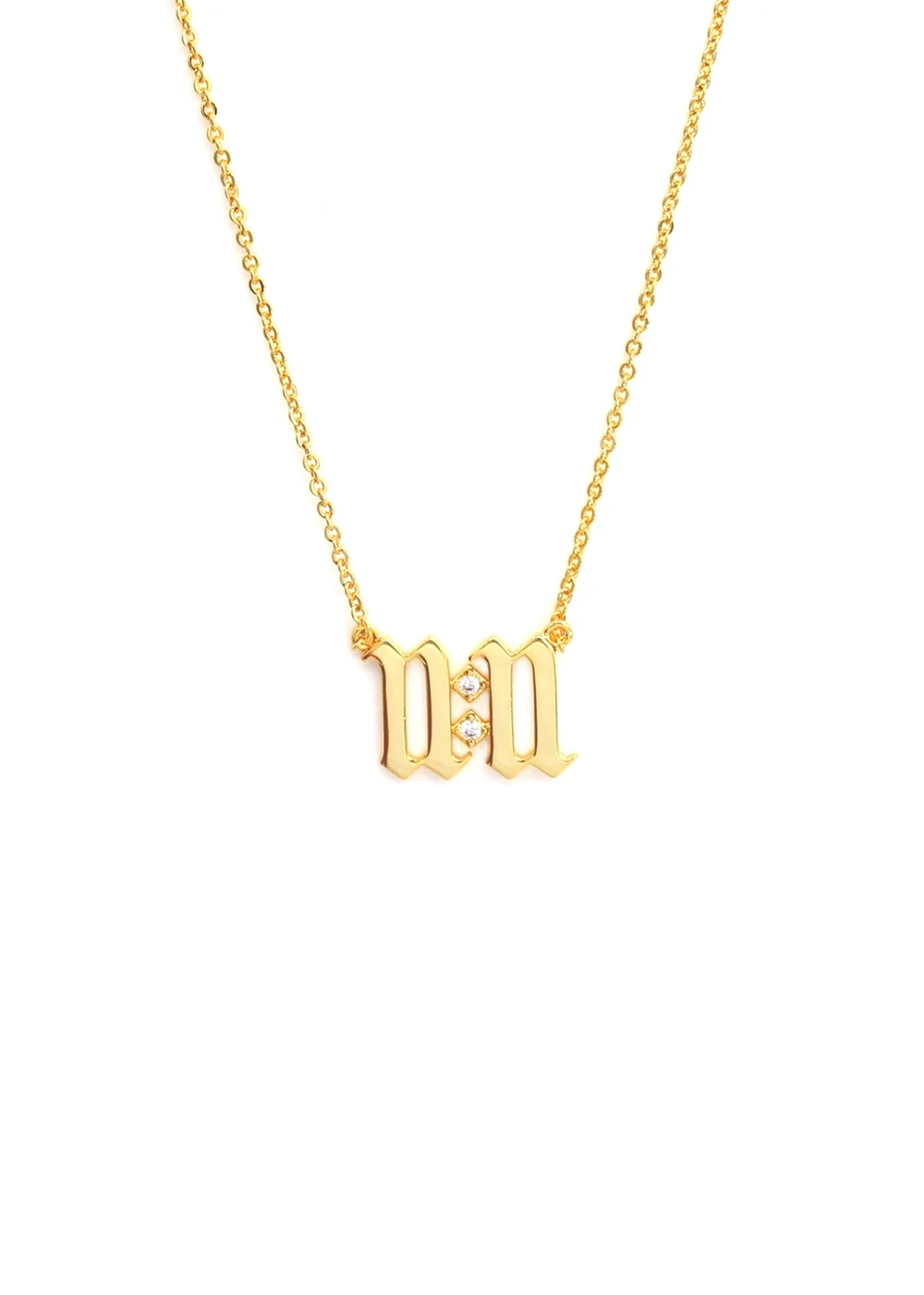Say It With Yellow Gold 11:11 Necklace - IN7 Image 1