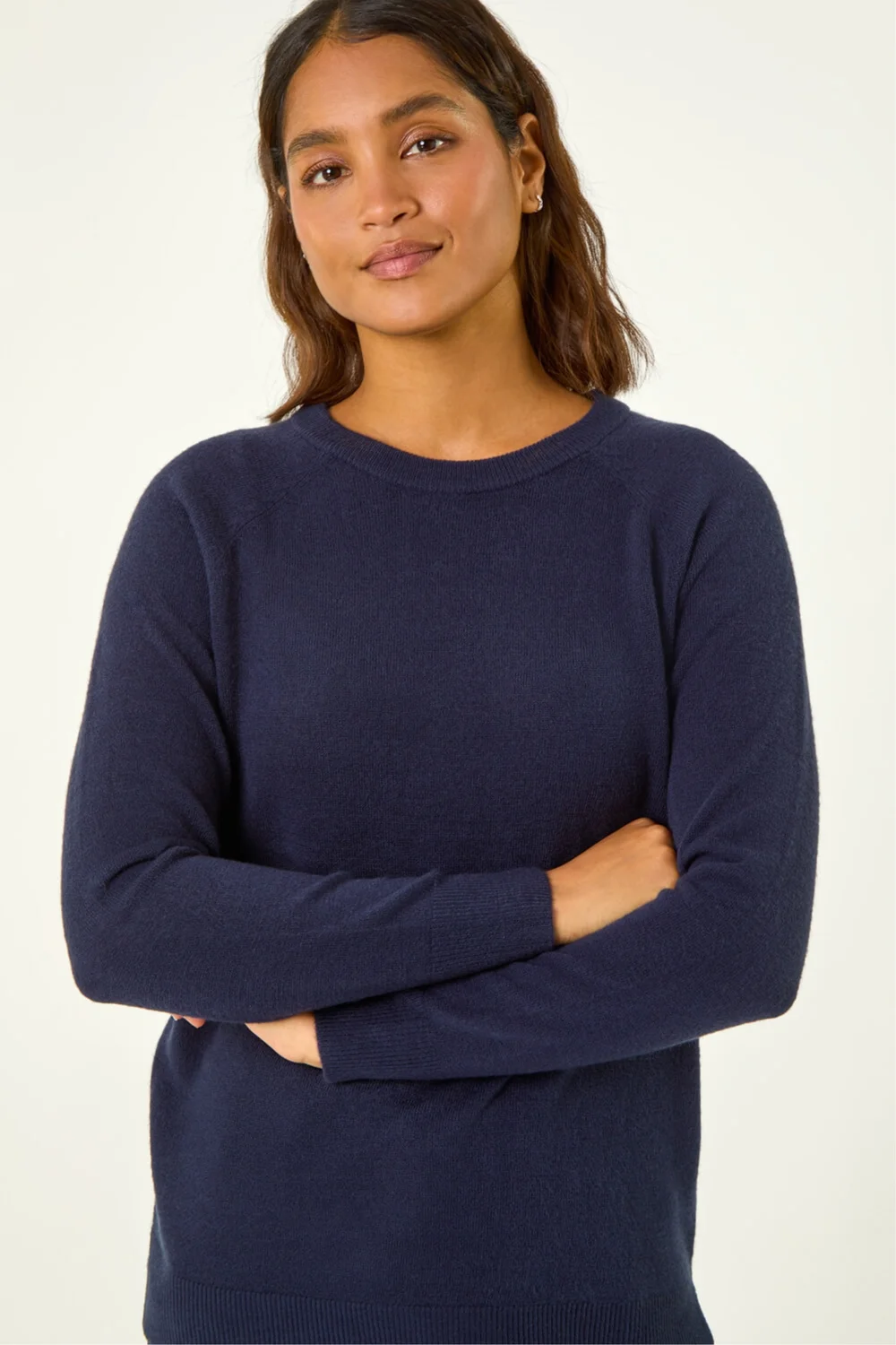 Roman Midnight Blue Soft Crew Neck Jumper - 20 Image 4