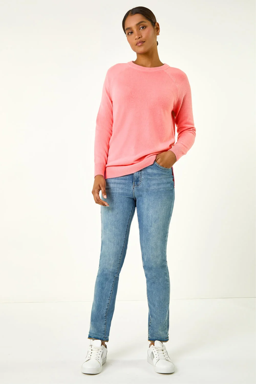 Roman Rose Soft Crew Neck Jumper - 10 Image 4