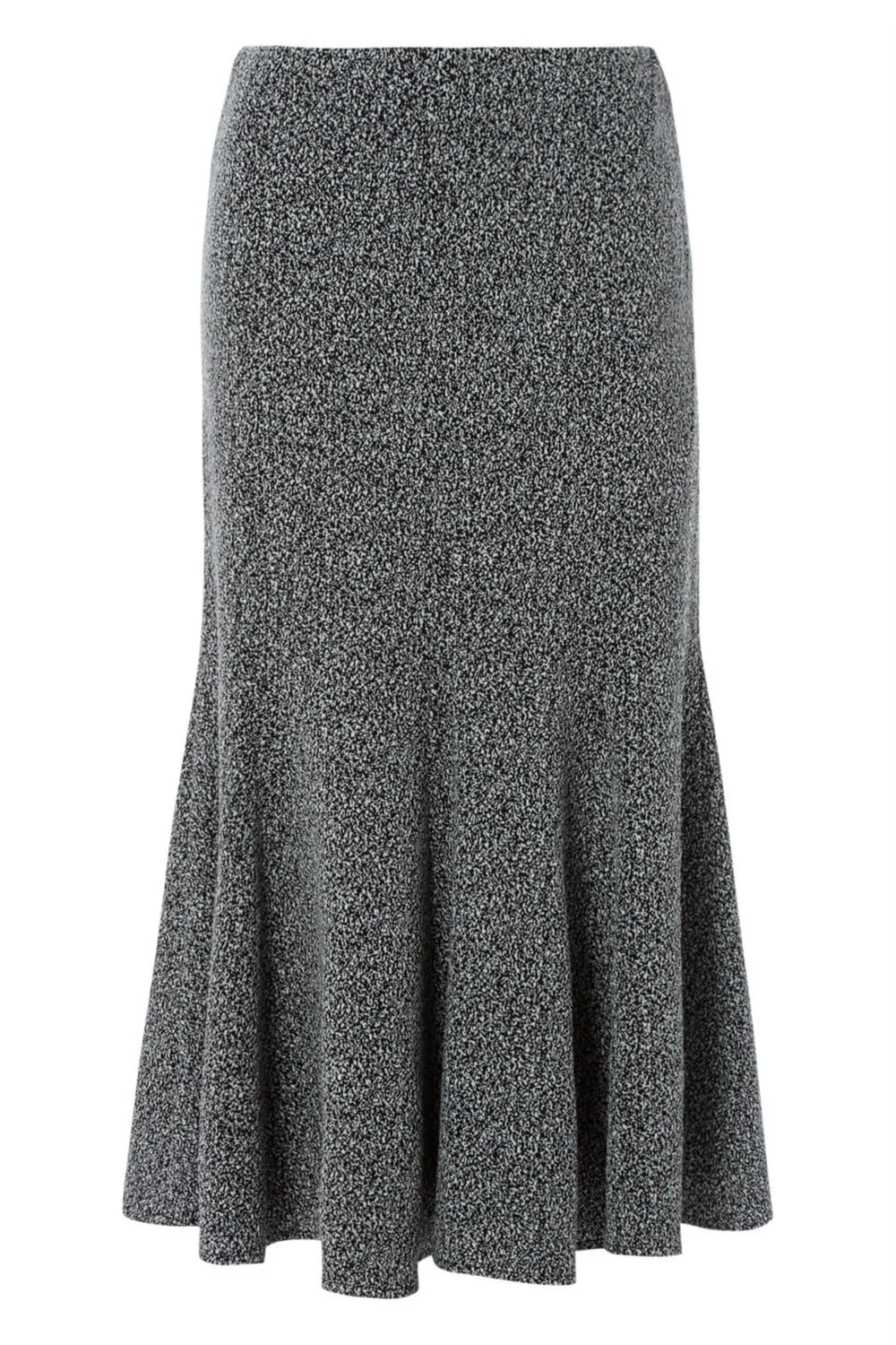 Roman Grey Texture Flared Skirt - Size 10 Image 4