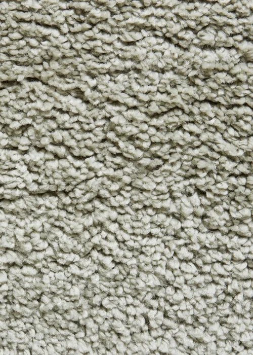 Think Rugs Sierra Pastel Green Plain Shaggy Rectangle Rug - 80 x 150 Image 5