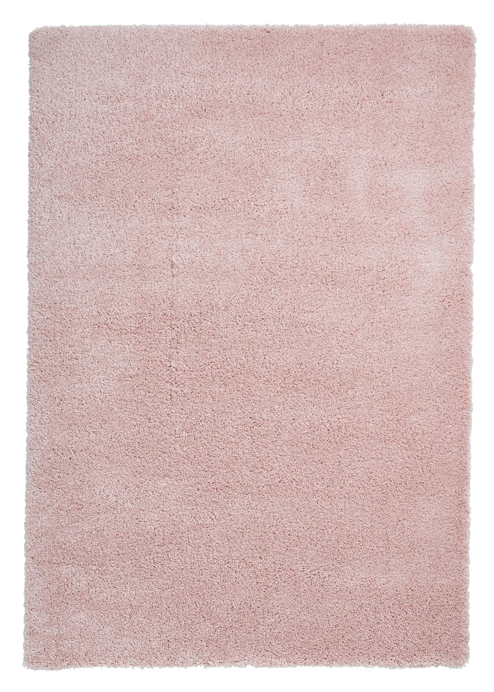 Think Rugs Sierra Pink Plain Shaggy Rectangle Rug - 160 X 220 Image 2