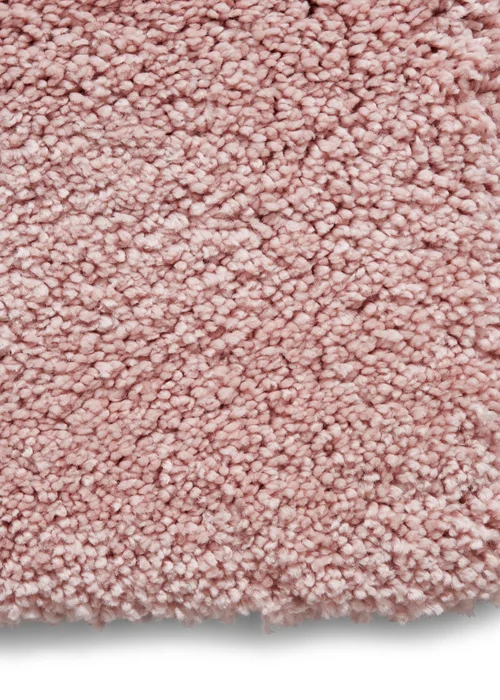 Think Rugs Sierra Pink Plain Shaggy Rectangle Rug - 160 X 220 Image 5