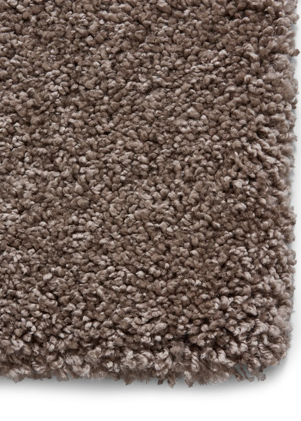 Think Rugs Sierra Beige Plain Shaggy Rectangle Rug - 80 x 150 Image 5