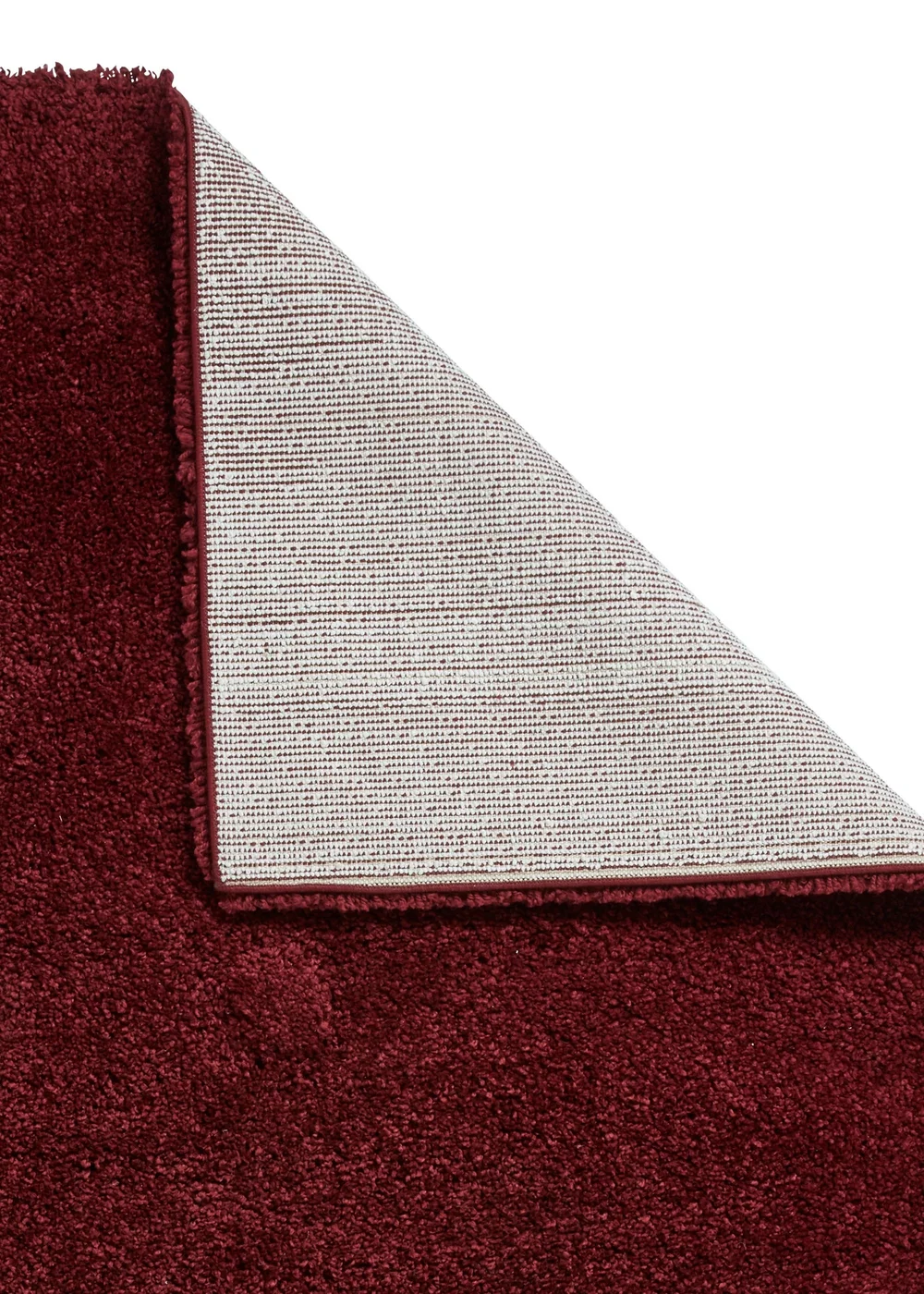 Think Rugs Sierra Ruby Plain Shaggy Rectangle Rug - 80 x 150 Image 4