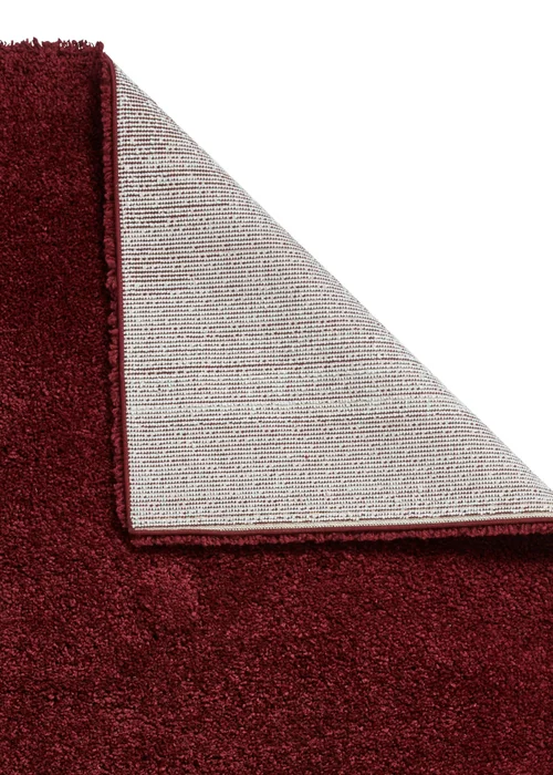 Think Rugs Sierra Ruby Plain Shaggy Rectangle Rug - 80 x 150 Image 4