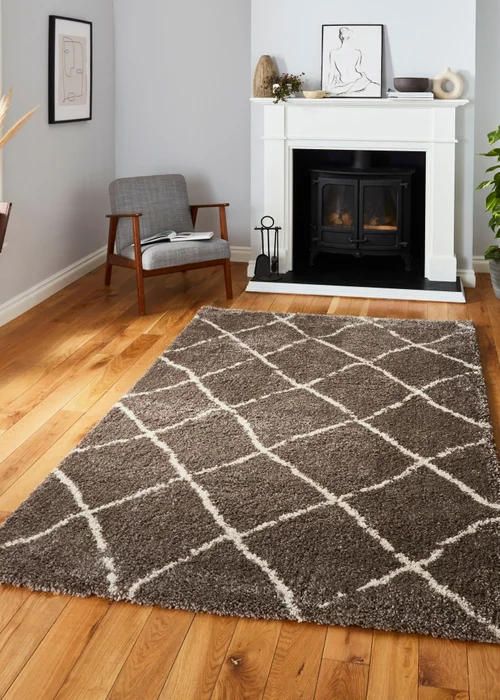 Think Rugs Scandi Berber Beige/Cream Berber Rectangle Rug - 80 x 150 Image 1