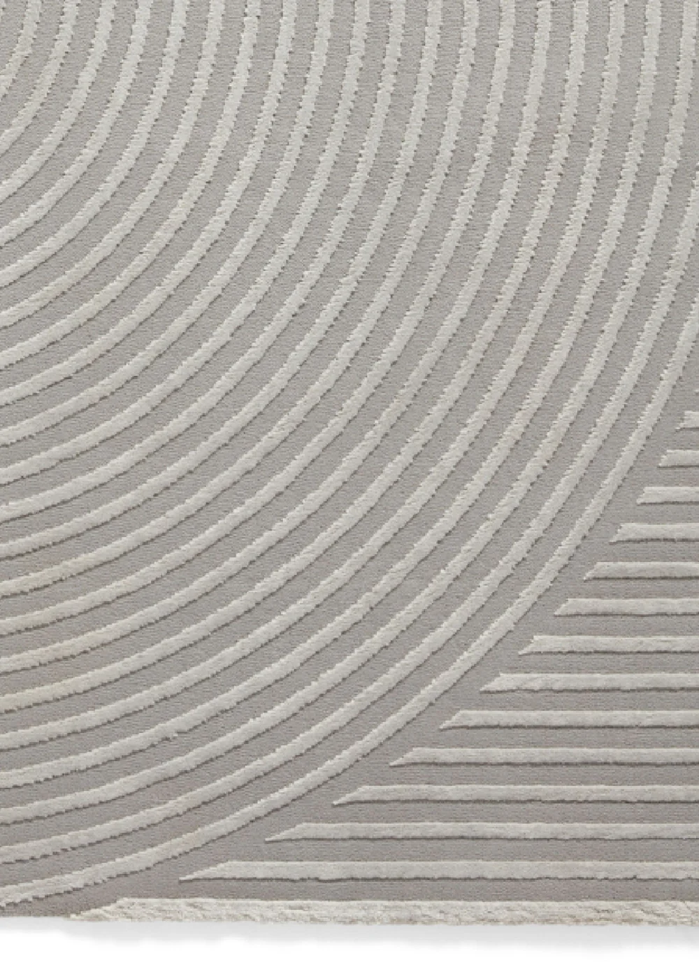 Think Rugs Flores Grey Modern Rectangle Rug - 120 x 170 Image 5