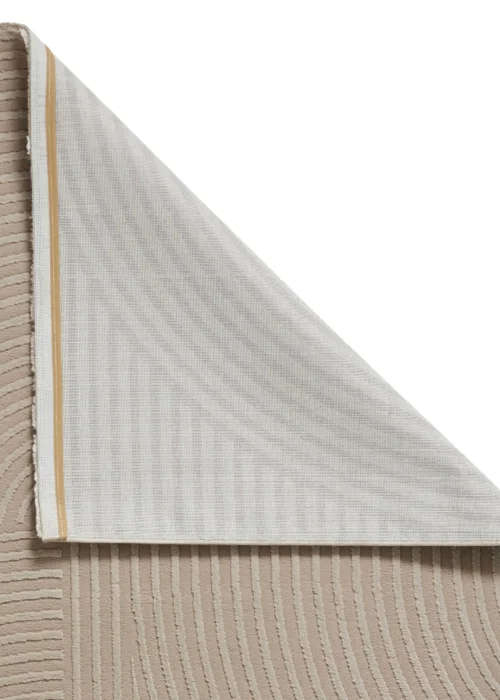 Think Rugs Flores Mink Modern Rectangle Rug - 120 x 170 Image 4