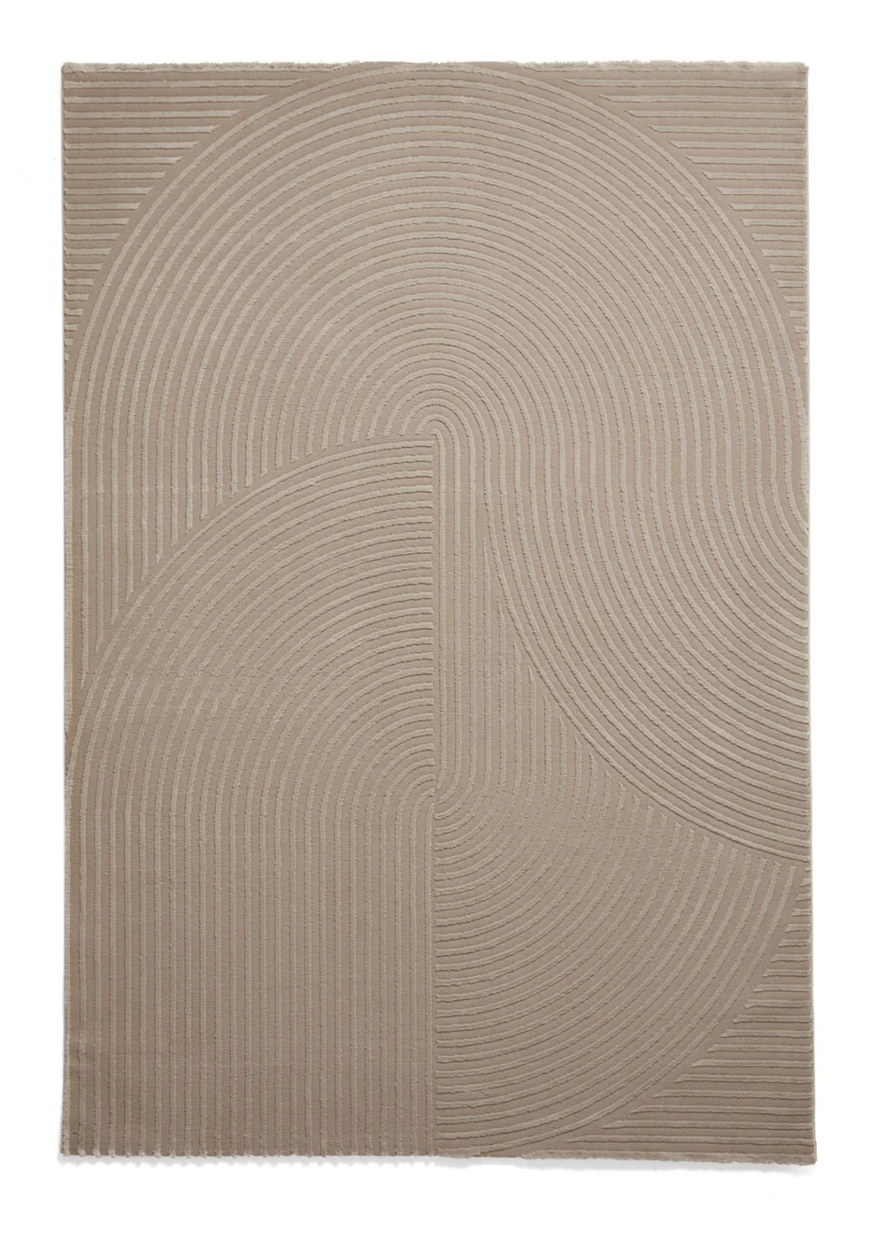 Think Rugs Flores Mink Modern Rectangle Rug - 120 x 170 Image 3