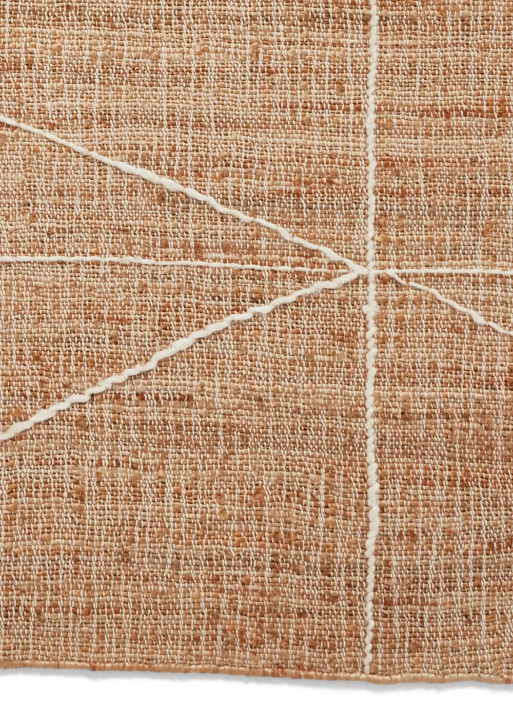 Think Rugs Bazaar Natural Natural Rectangle Rug - 120 x 170 Image 5