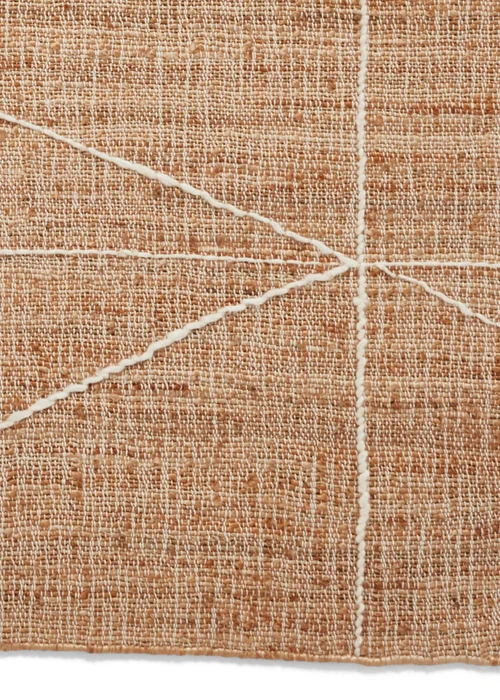 Think Rugs Bazaar Natural Natural Rectangle Rug - 120 x 170 Image 5