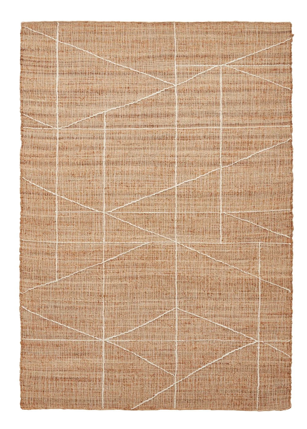 Think Rugs Bazaar Natural Natural Rectangle Rug - 120 x 170 Image 3