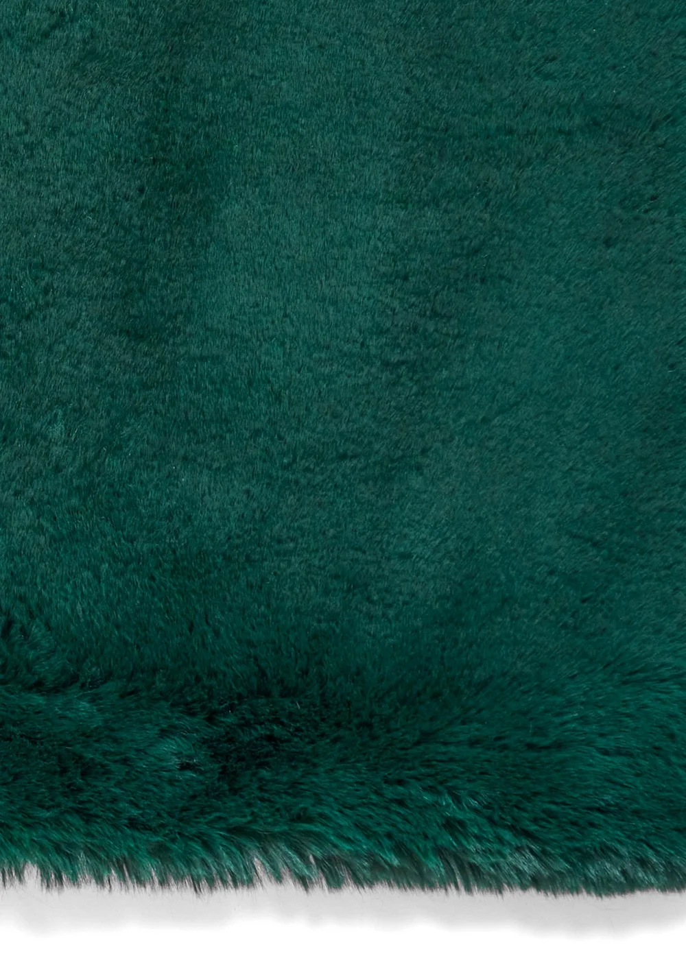 Think Rugs Super Teddy Jewel Green Plain Shaggy Rectangle Rug - 60 X 120 Image 5