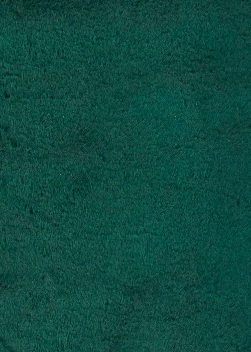 Think Rugs Super Teddy Jewel Green Plain Shaggy Rectangle Rug - 60 X 120 Image 6