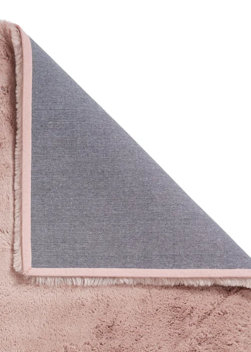 Think Rugs Super Teddy Rose Plain Shaggy Rectangle Rug - 60 X 120 Image 4