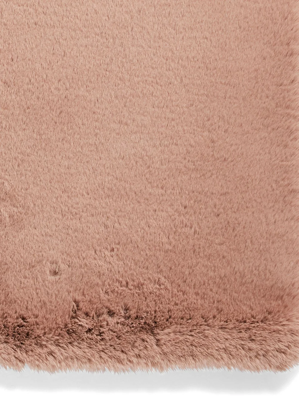 Think Rugs Super Teddy Mink Plain Shaggy Rectangle Rug - 60 X 120 Image 5