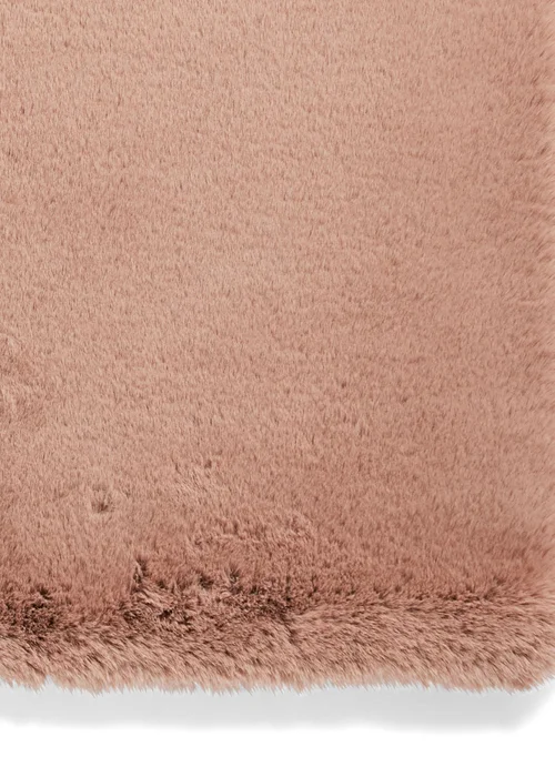 Think Rugs Super Teddy Mink Plain Shaggy Rectangle Rug - 60 X 120 Image 5