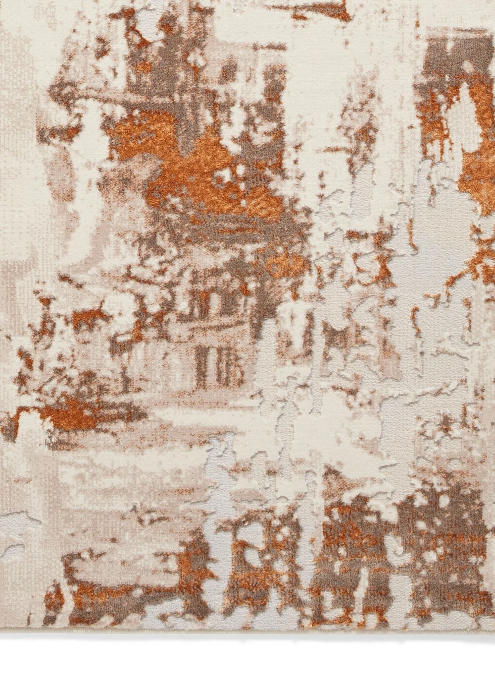 Think Rugs Apollo Bronze/Grey Modern Abstract Rectangle Rug - 80 x 150 Image 5