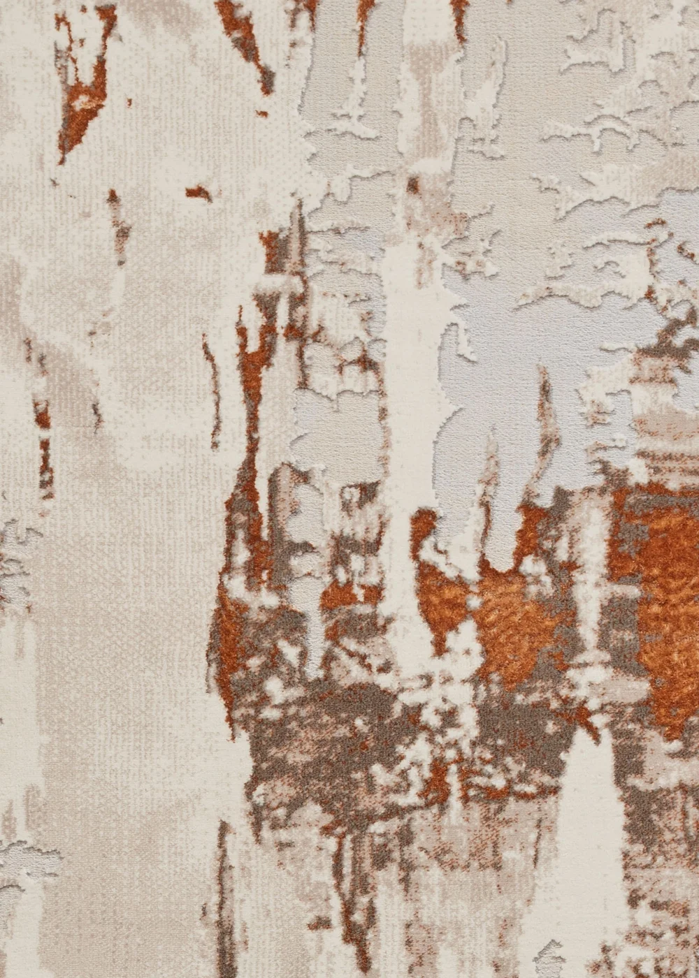 Think Rugs Apollo Bronze/Grey Modern Abstract Rectangle Rug - 80 x 150 Image 6