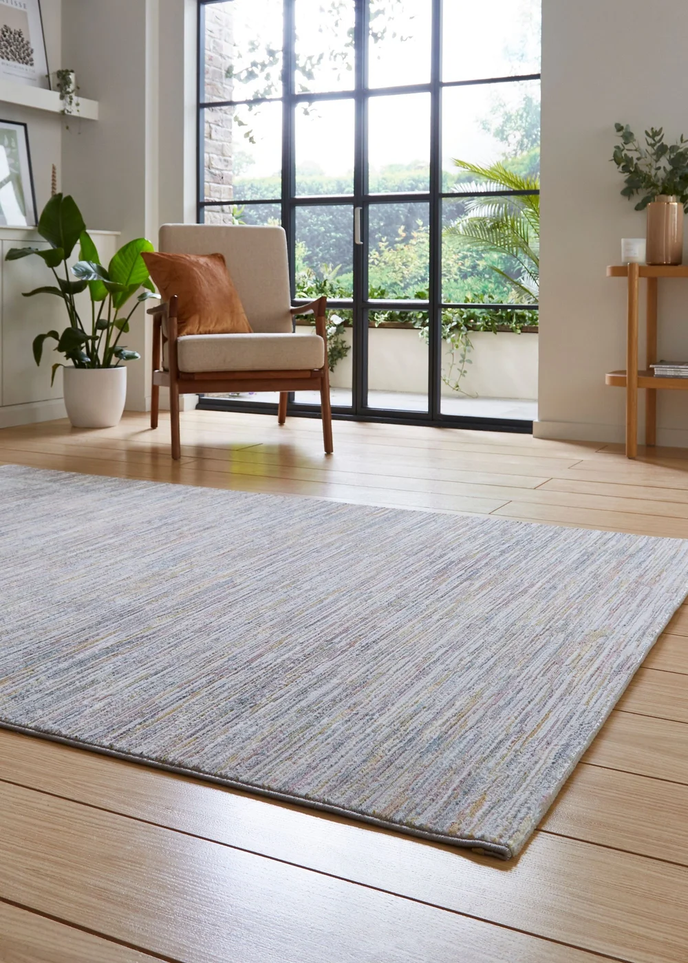 Think Rugs Creation Pink/Blue Modern Abstract Rectangle Rug - 120 x 170 Image 2