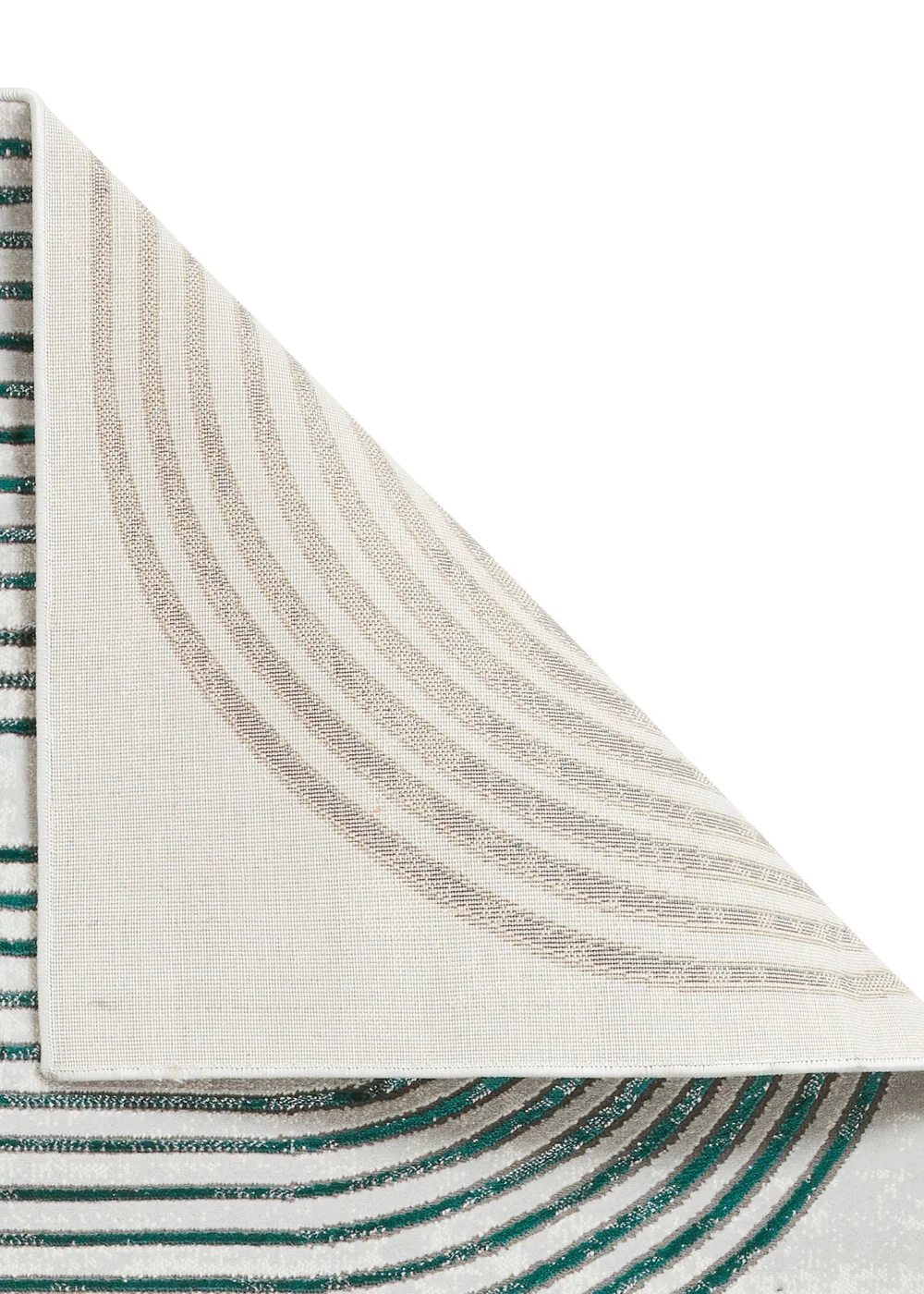 Think Rugs Apollo Grey/Green Modern Linear Rectangle Rug - 80 x 150 Image 4