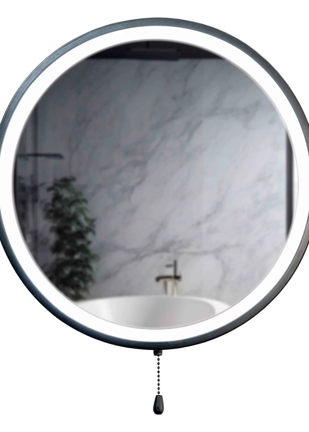 ValueLights Bathroom Mirror Matte Black Illuminated Integrated LED (40cm x 40cm x 3cm) - One Size Image 2