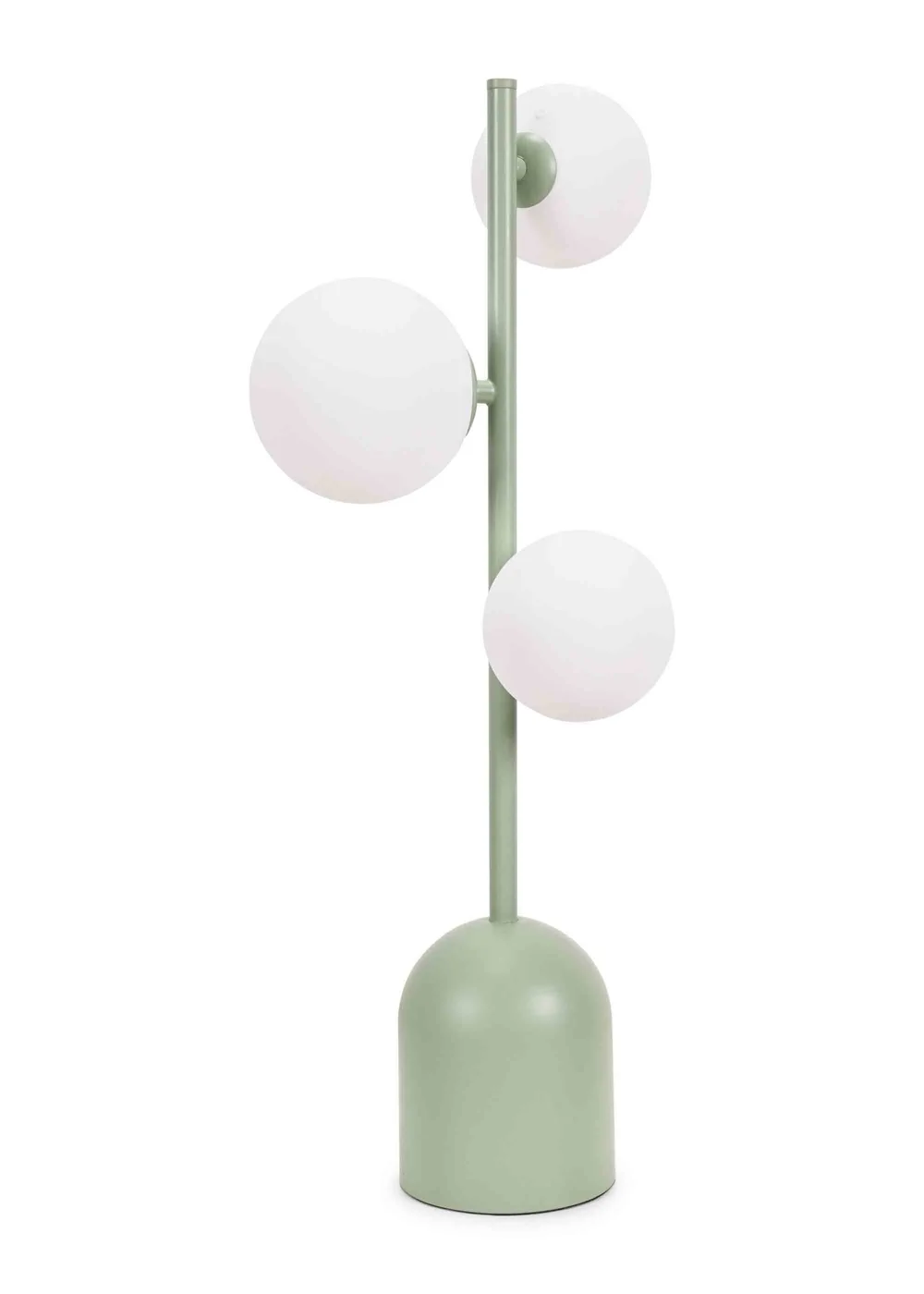ValueLights Marlow Sage Green Table Lamp with White Globe Shade - One Size Image 3