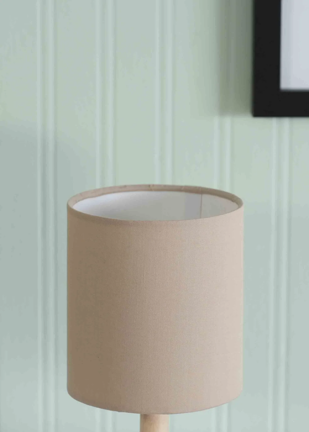 ValueLights Pair Oak Natural Table Lamp with Natural Drum Shade - One Size Image 5