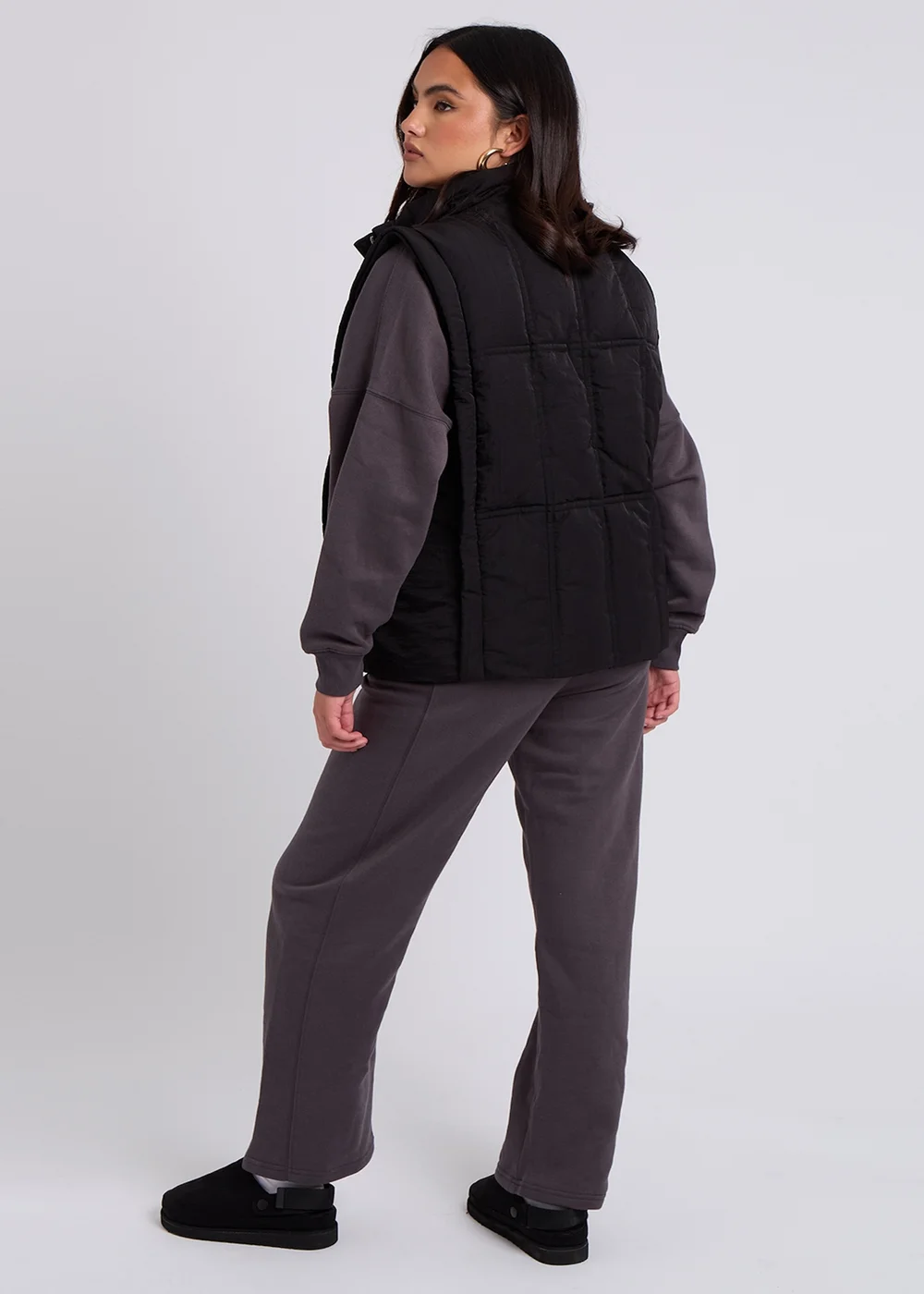 Urban Bliss Black Clean Padded Gilet - 8 Image 5