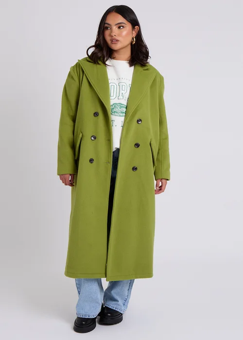 Urban Bliss Green Maxi Formal Coat - 8 Image 1