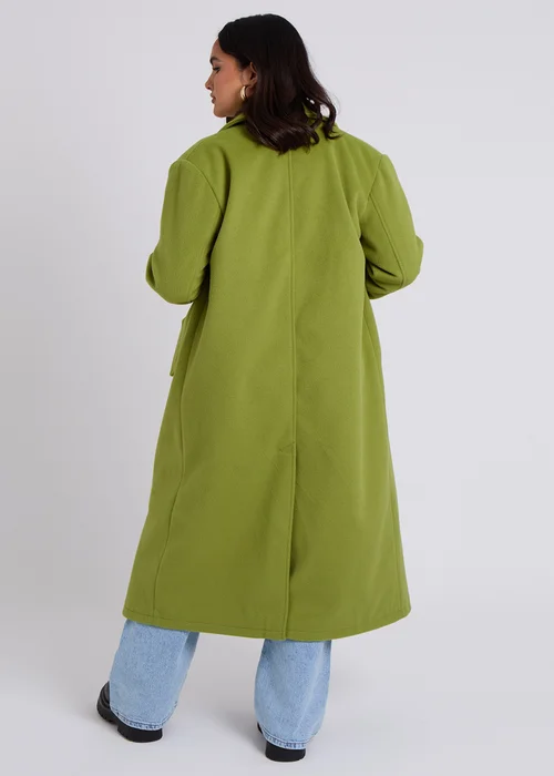 Urban Bliss Green Maxi Formal Coat - 8 Image 4