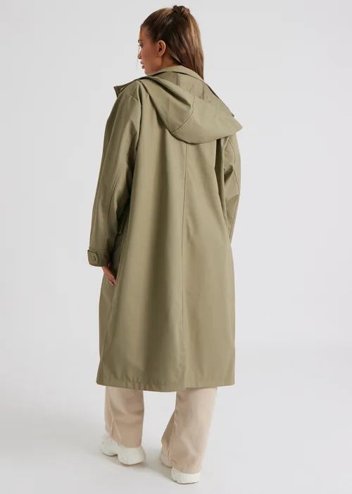 Urban Bliss Khaki Rubberised Raincoat - 16 Image 4