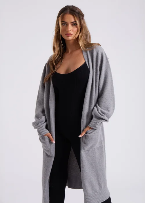 Urban Bliss Grey Longline Cardigan - S Image 4