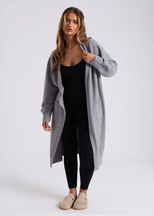 Urban Bliss Grey Longline Cardigan - S Image 1